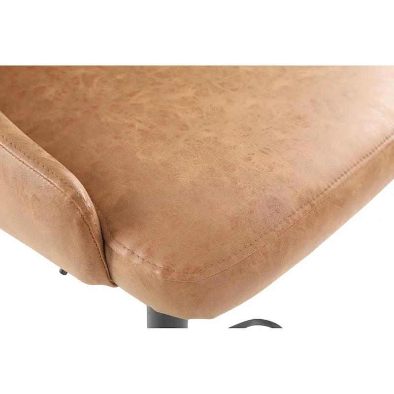 Tabouret de bar réglable Sylmar en similicuir