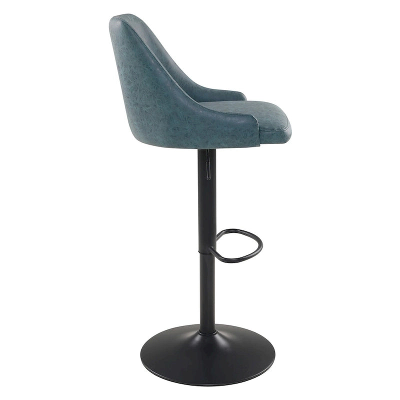 Tabouret de bar réglable Sylmar en similicuir