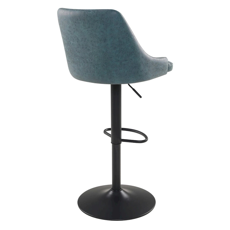 Tabouret de bar réglable Sylmar en similicuir