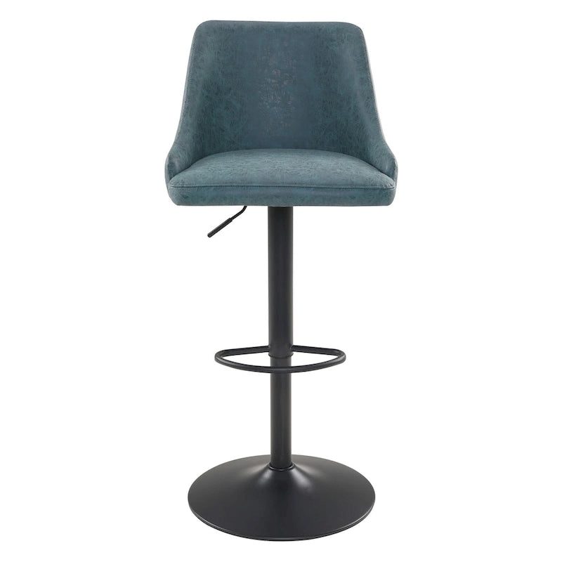 Tabouret de bar réglable Sylmar en similicuir