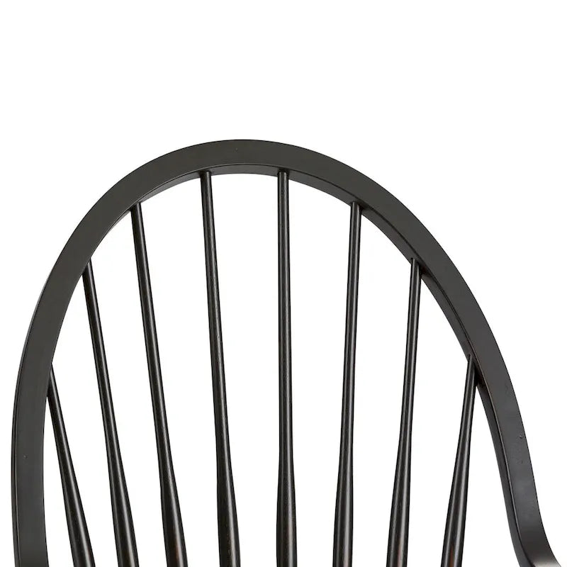 La chaise à accoudoirs noire Windsor The Gray Barn Hearthstone Ridge