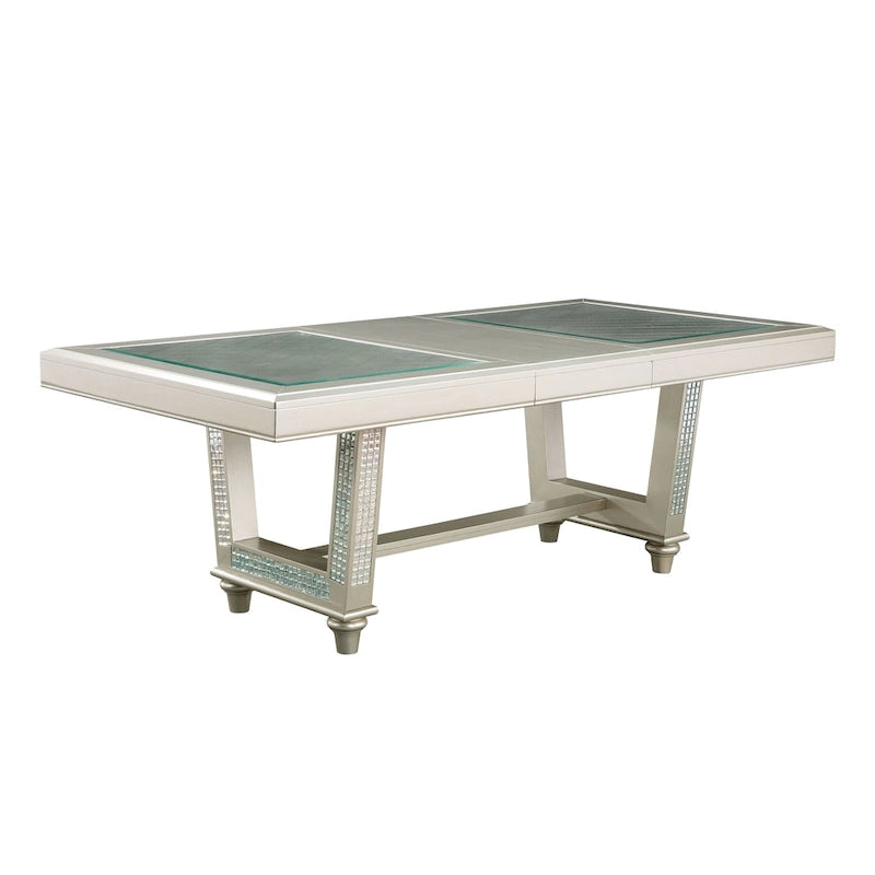 Ensemble de salle à manger 7 pièces Medlee Glam Gris Bois par Furniture of America