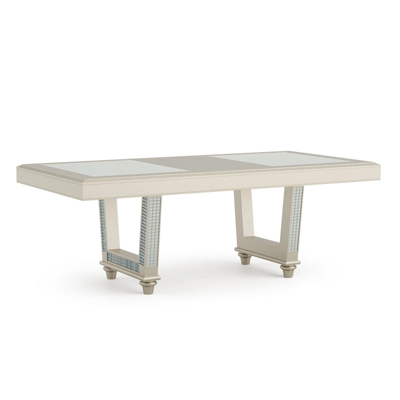 Ensemble de salle à manger 7 pièces Medlee Glam Gris Bois par Furniture of America