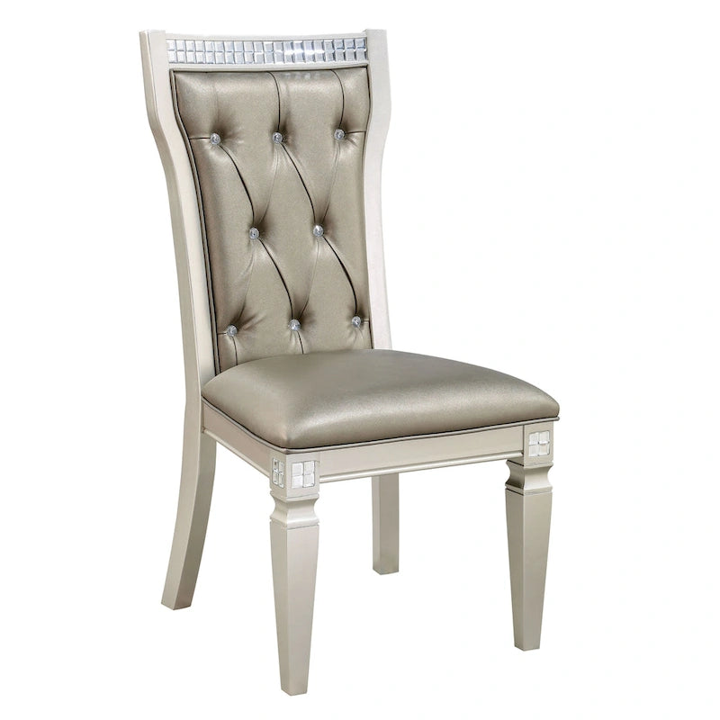 Ensemble de salle à manger 7 pièces Medlee Glam Gris Bois par Furniture of America