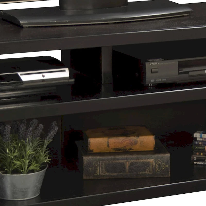 Meuble TV Bridgevine Home Urban Loft de 48 pouces pour téléviseurs jusqu'à 55 pouces, aucun assemblage requis, fini moka