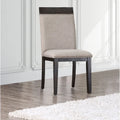 Chaises d'appoint rembourrées Edmonia Espresso Strick & Bolton (lot de 2)