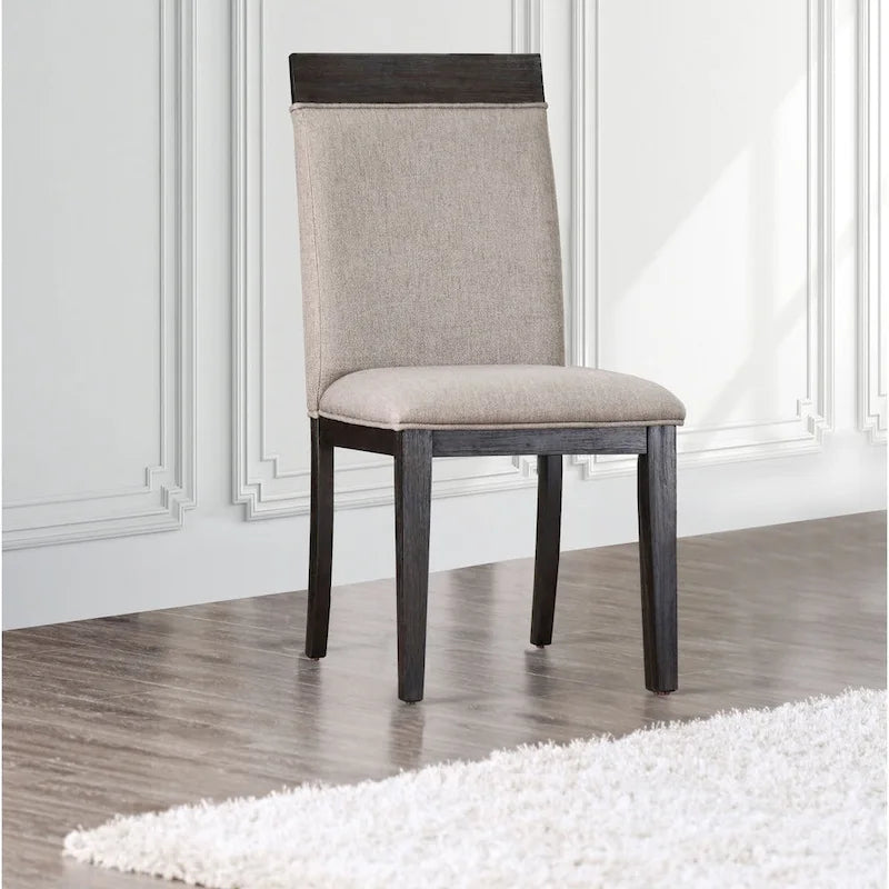 Chaises d'appoint rembourrées Edmonia Espresso Strick & Bolton (lot de 2)