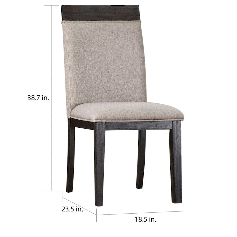 Chaises d'appoint rembourrées Edmonia Espresso Strick & Bolton (lot de 2)