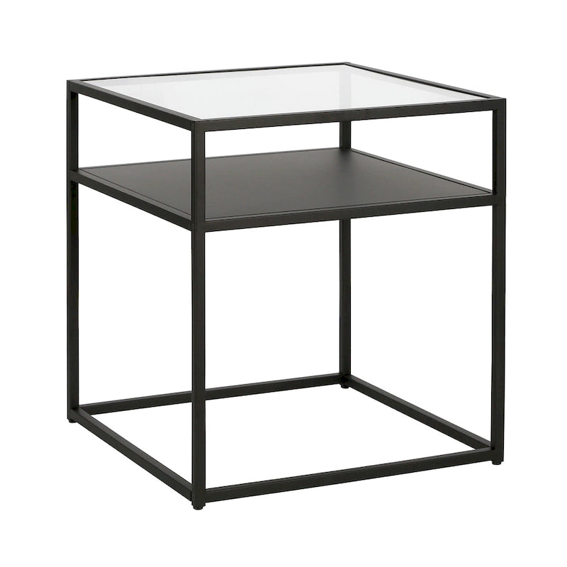 Table d'appoint Ada, finition bronze noirci