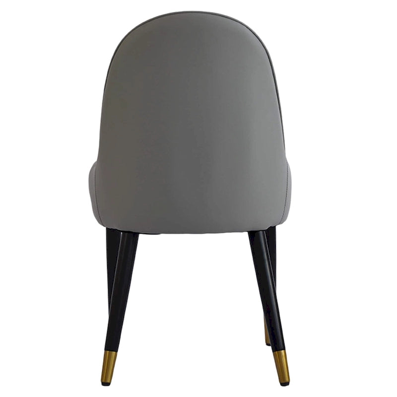Ensemble de 2 chaises de salle à manger modernes en similicuir