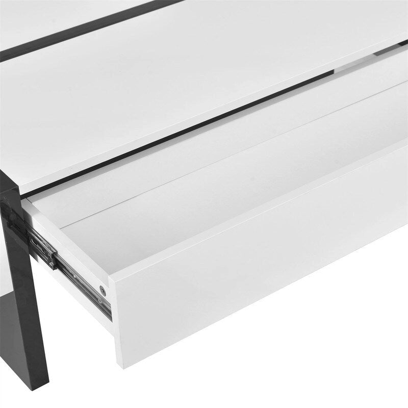 45.2 Table basse moderne Aoolive avec surface très brillante