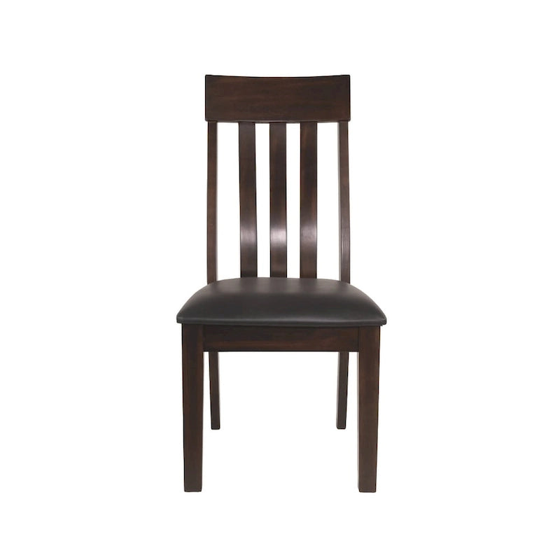 Chaise de salle à manger Haddigan - Lot de 2 - Brun foncé