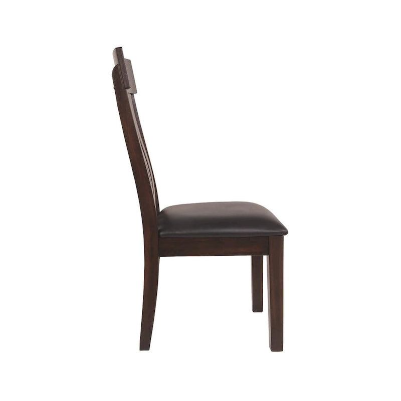 Chaise de salle à manger Haddigan - Lot de 2 - Brun foncé