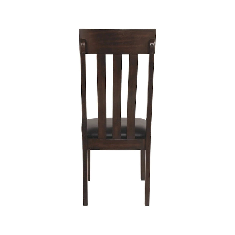 Chaise de salle à manger Haddigan - Lot de 2 - Brun foncé