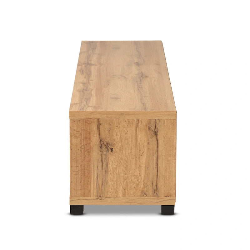 Meuble TV en bois moderne et contemporain Beasley, 1 tiroir