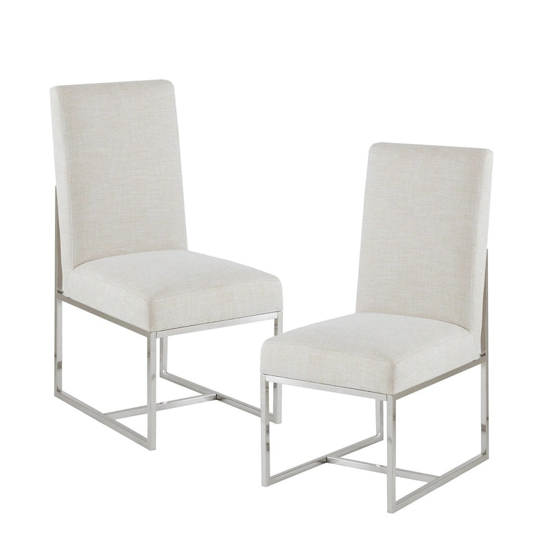 Chaise de salle à manger naturelle Miyu de Madison Park (lot de 2)