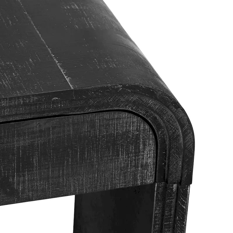 Console Rétro Irrésistible : Style Ouvert, Deux Tiroirs Supérieurs