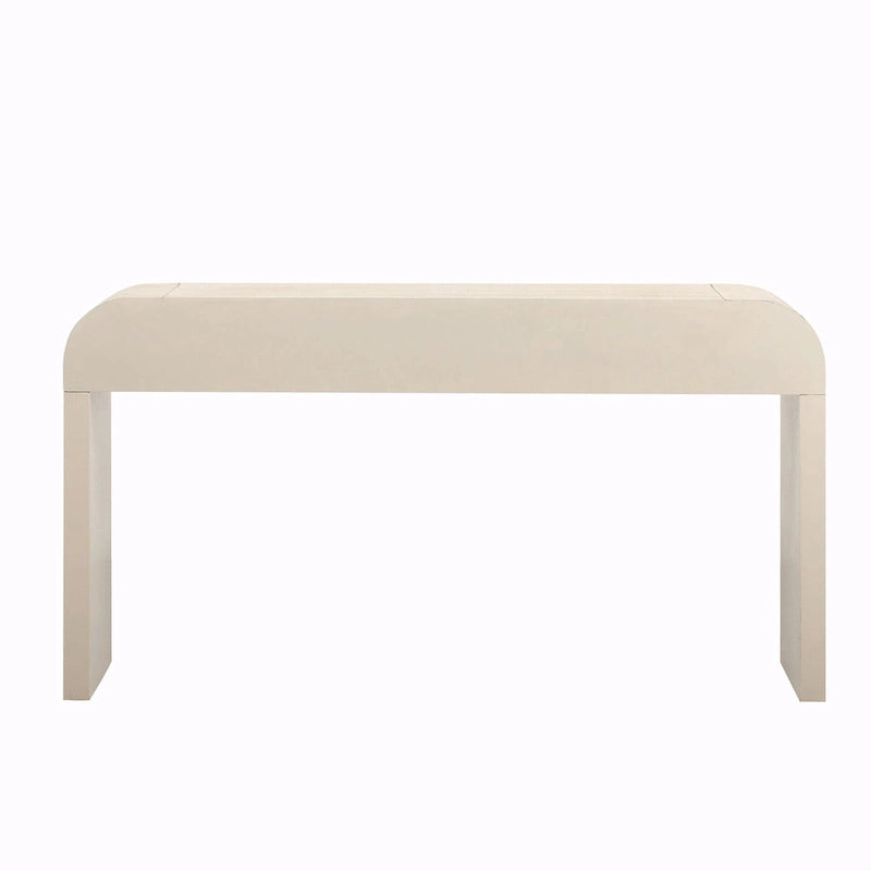 Console Rétro Irrésistible : Style Ouvert, Deux Tiroirs Supérieurs