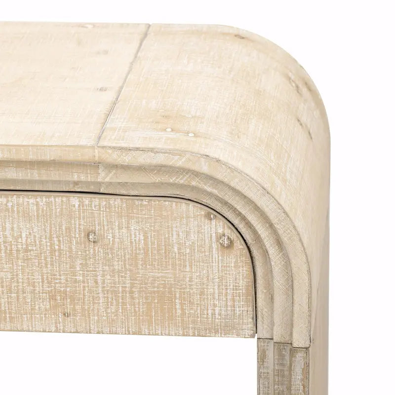 Console Rétro Irrésistible : Style Ouvert, Deux Tiroirs Supérieurs