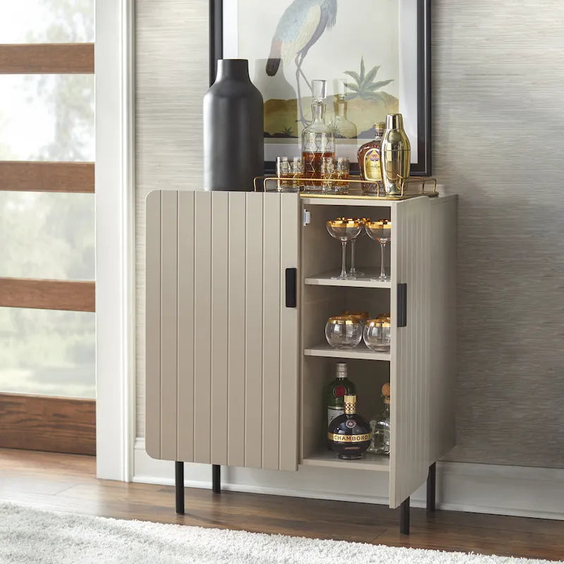 Bahut/Buffet Simple Living Fulton avec façade en cannage