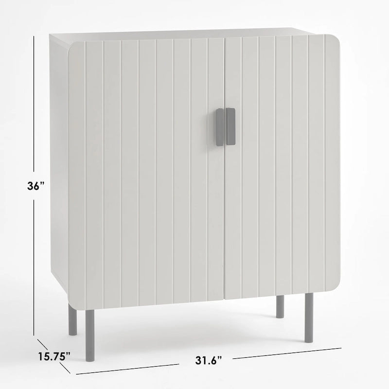 Bahut/Buffet Simple Living Fulton avec façade en cannage