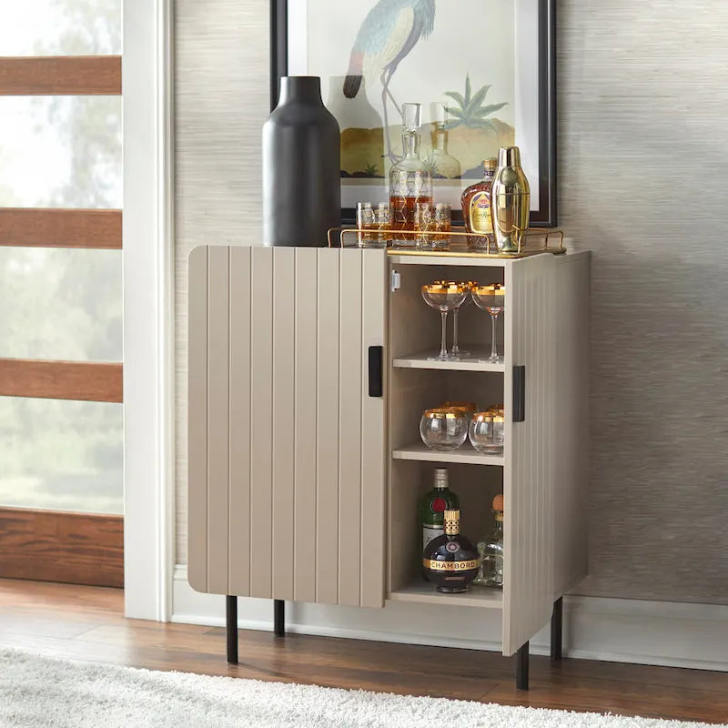 Bahut/Buffet Simple Living Fulton avec façade en cannage