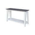 Console/Table basse en bois massif Surrey