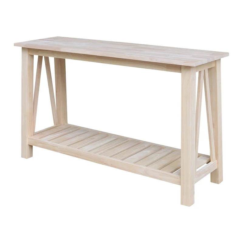 Console/Table basse en bois massif Surrey