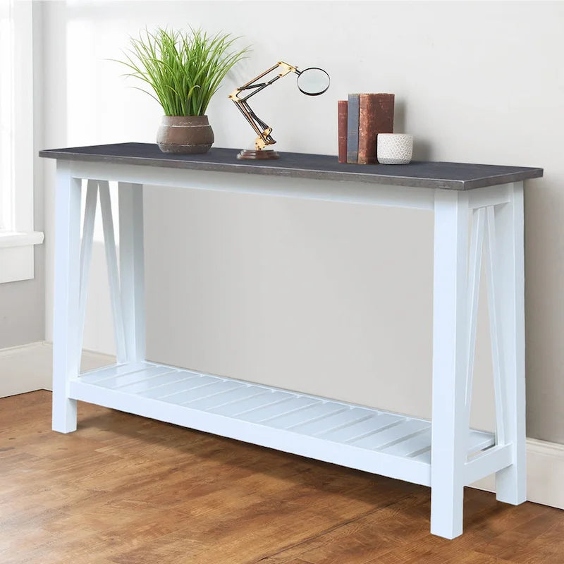 Console/Table basse en bois massif Surrey