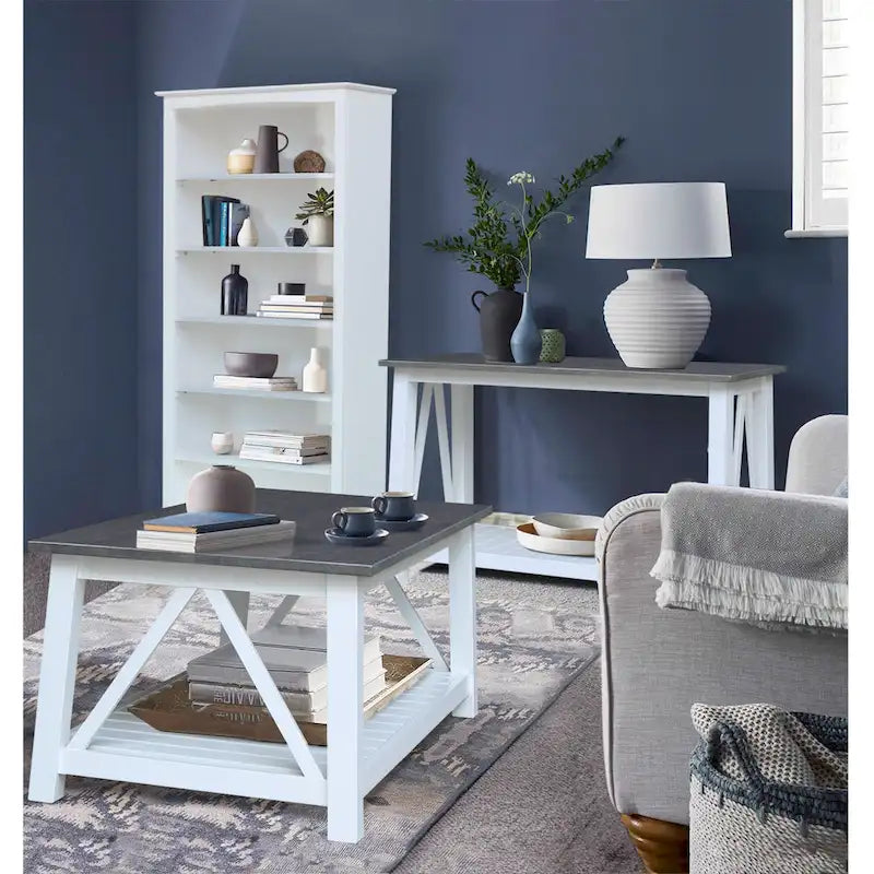 Console/Table basse en bois massif Surrey
