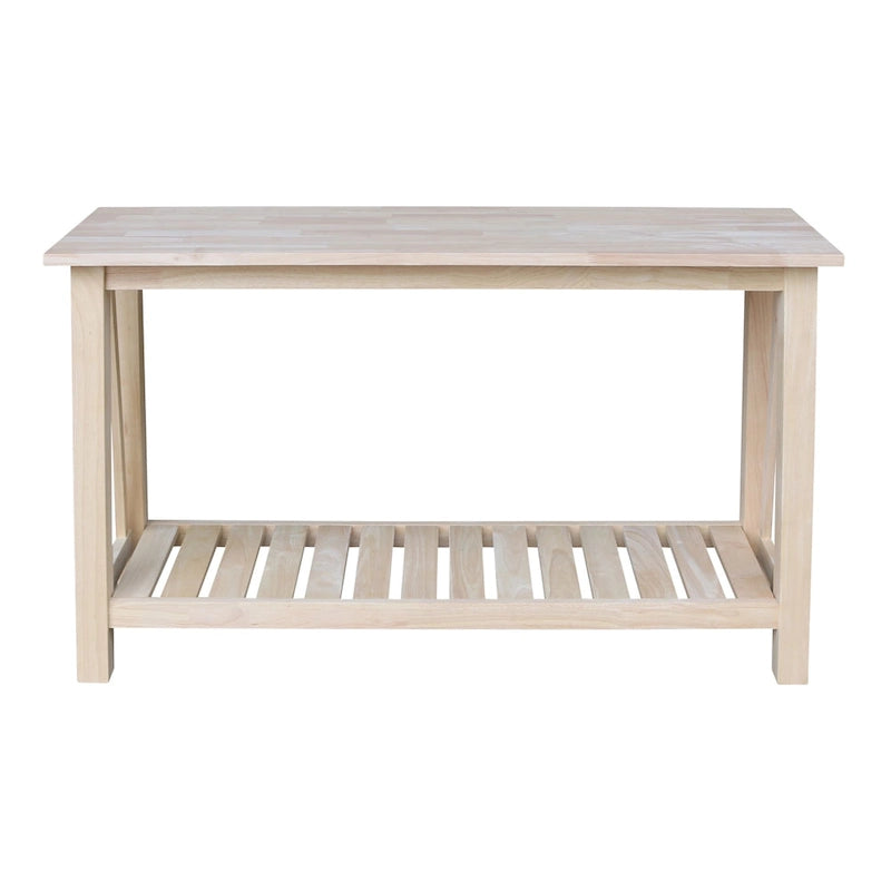 Console/Table basse en bois massif Surrey