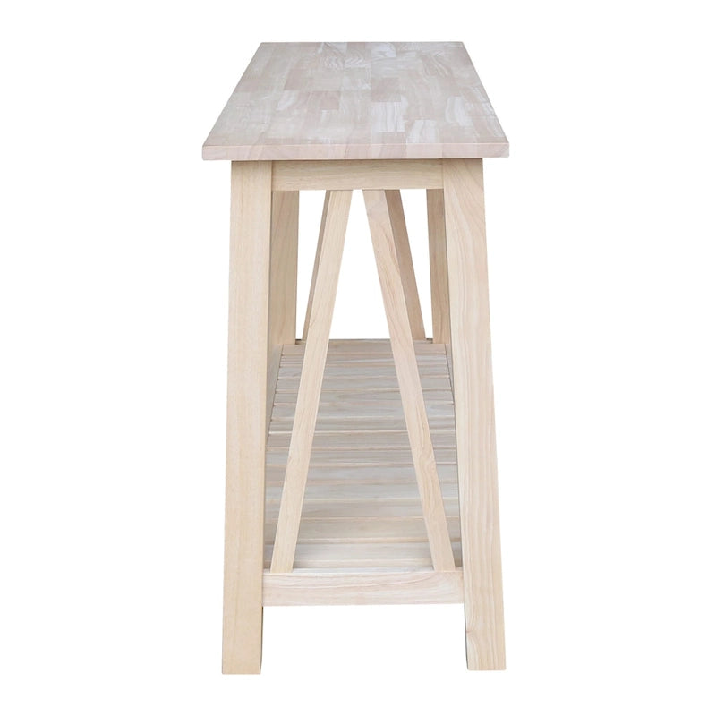 Console/Table basse en bois massif Surrey