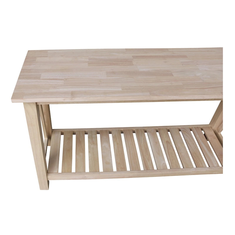 Console/Table basse en bois massif Surrey