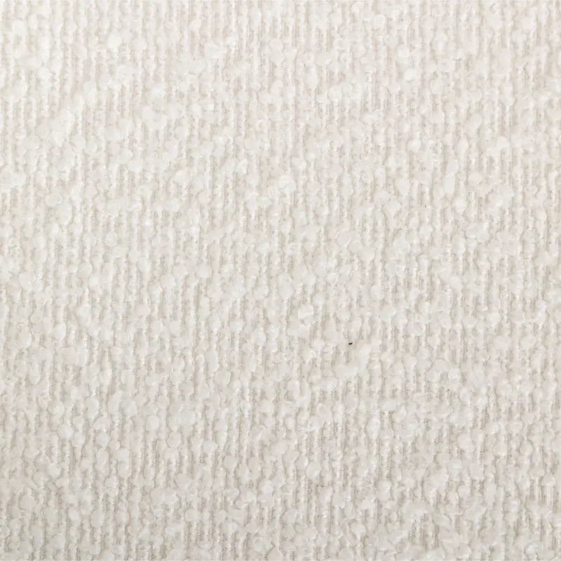 Chaises de salle à manger rondes modernes en tissu bouclé Burbank de Roundhill Furniture, ensemble de 2