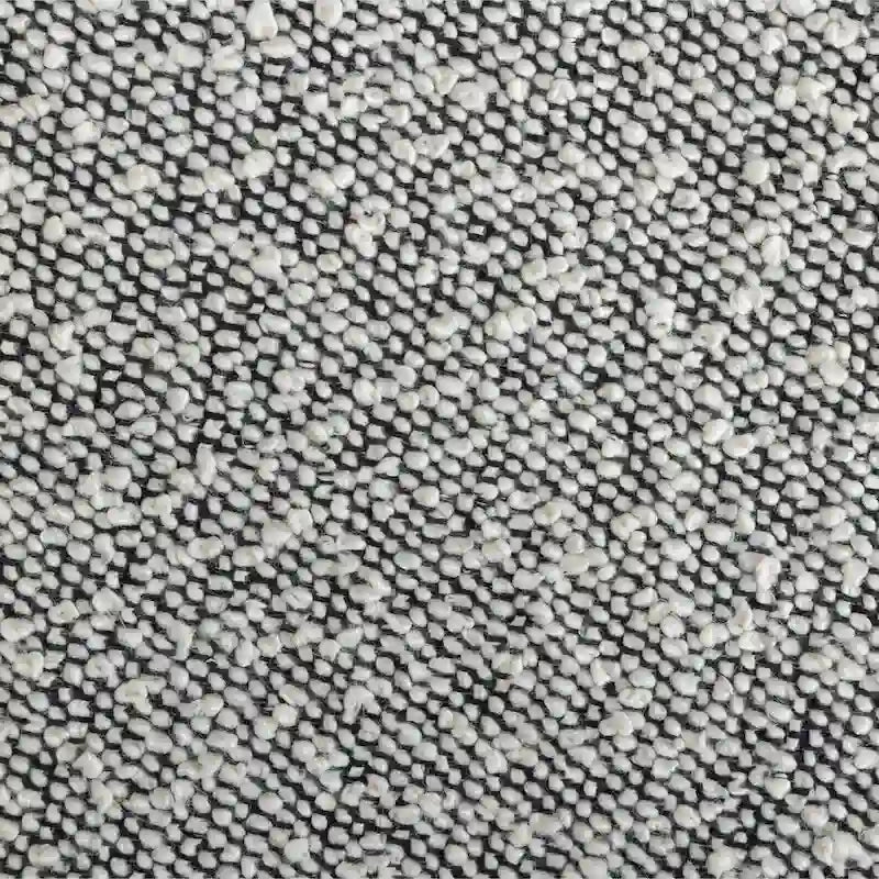 Chaises de salle à manger rondes modernes en tissu bouclé Burbank de Roundhill Furniture, ensemble de 2