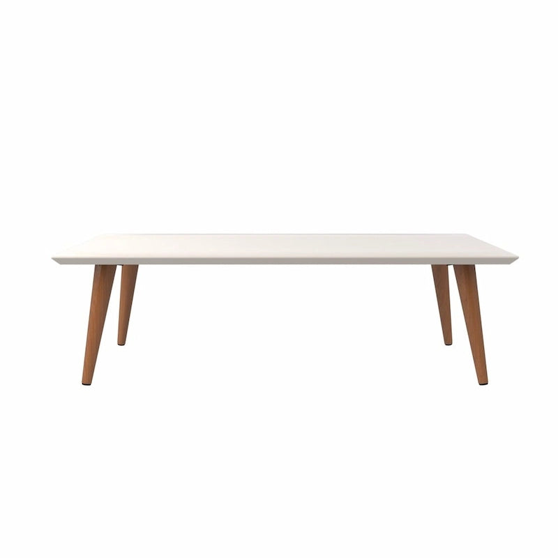 Table basse rectangulaire haute Utopia 17,52 avec pieds évasés