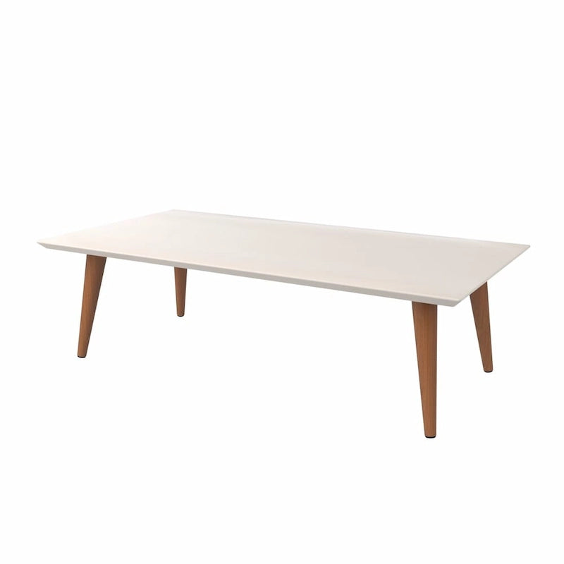 Table basse rectangulaire haute Utopia 17,52 avec pieds évasés