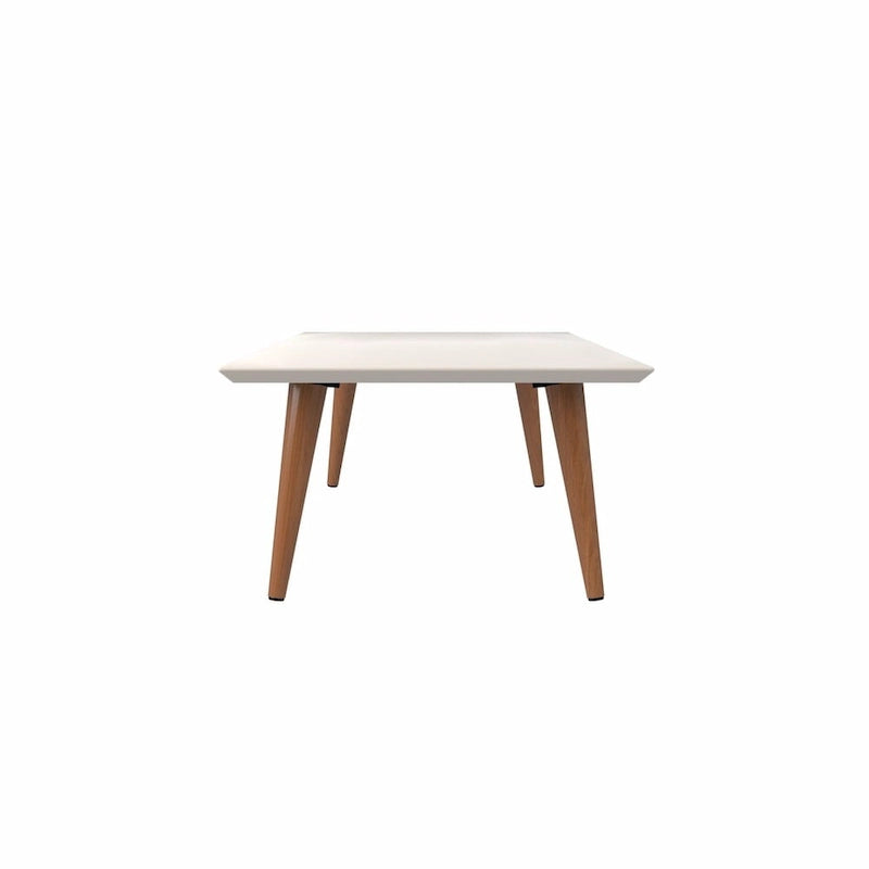 Table basse rectangulaire haute Utopia 17,52 avec pieds évasés