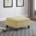 Pouf de rangement carré de 71 cm HomePop Luxury