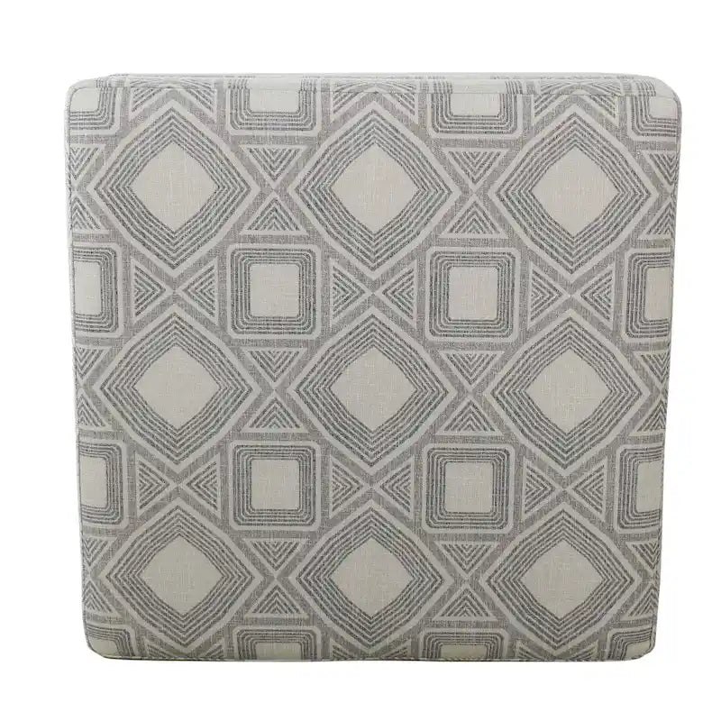 Pouf de rangement carré de 71 cm HomePop Luxury