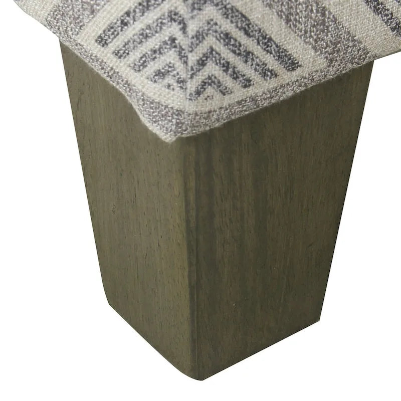 Pouf de rangement carré de 71 cm HomePop Luxury