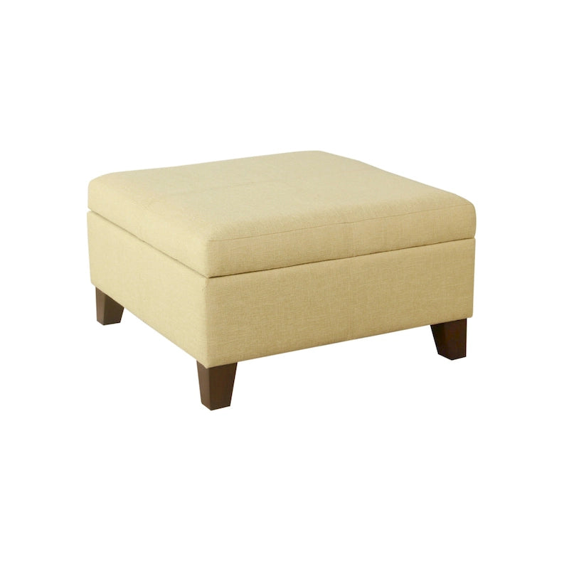 Pouf de rangement carré de 71 cm HomePop Luxury