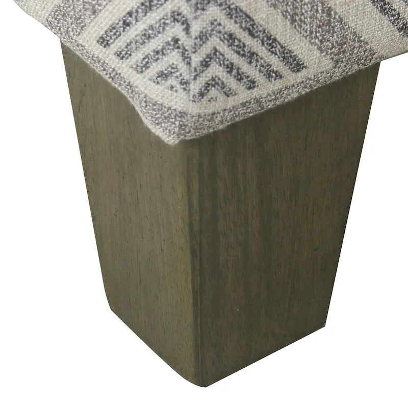 Pouf de rangement carré de 71 cm HomePop Luxury