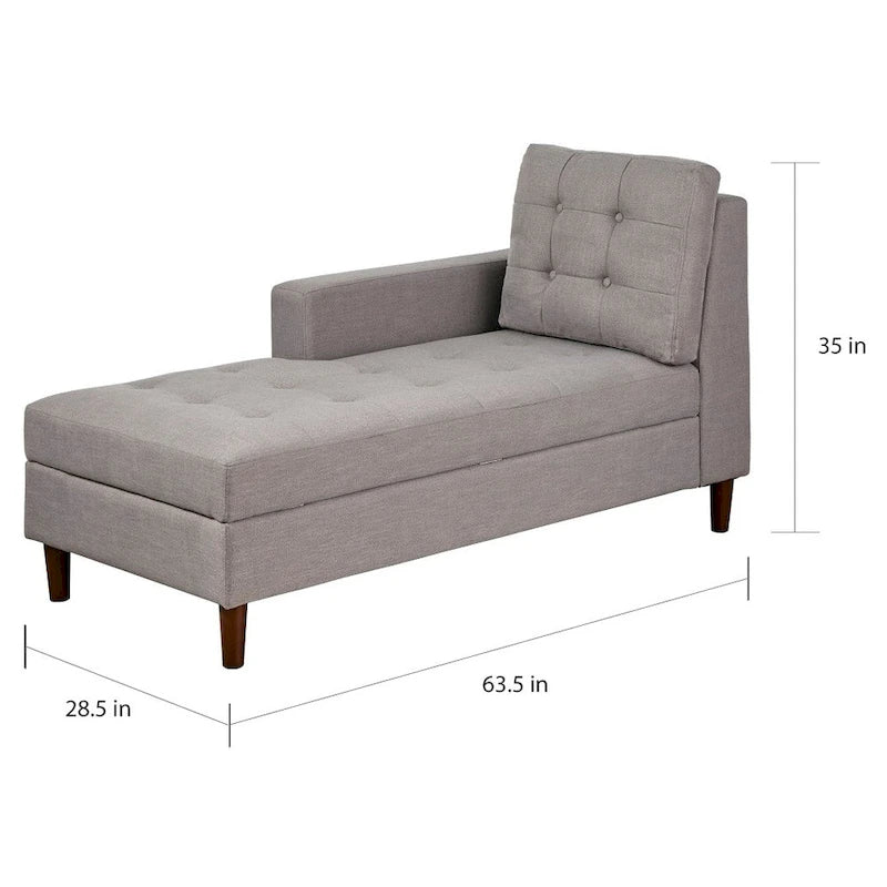 Chaise de rangement Simple Living Sabrina