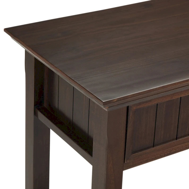WYNDENHALL Normandy Table console large de style de transition en BOIS MASSIF de 60 po de largeur – 60 x 16 x 30 po