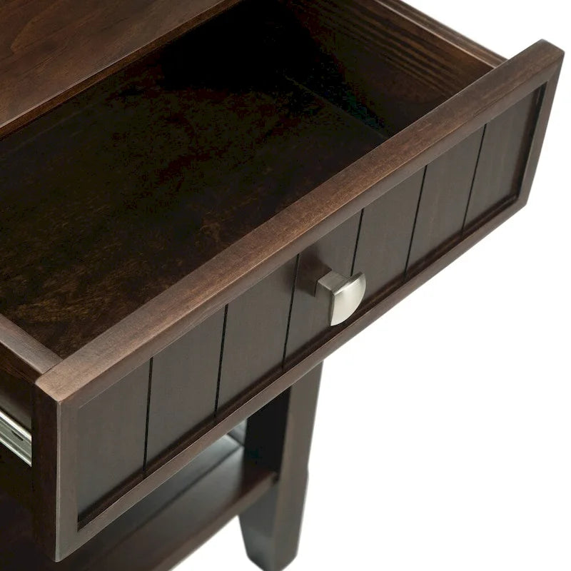 WYNDENHALL Normandy Table console large de style de transition en BOIS MASSIF de 60 po de largeur – 60 x 16 x 30 po