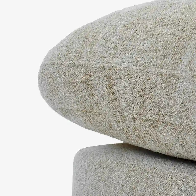 Canapé d'angle 5 pièces et pouf Widen en duvet