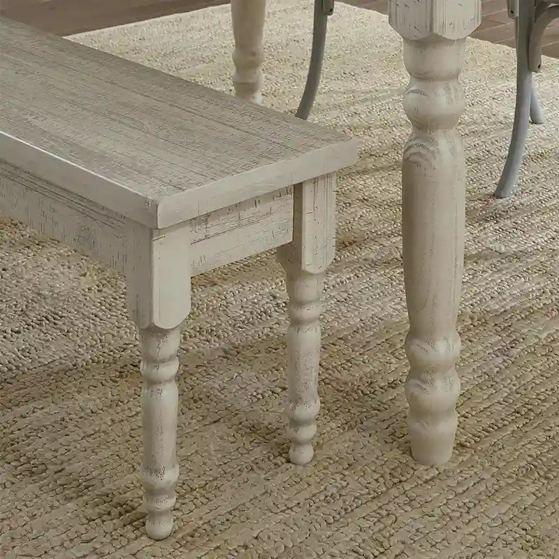 Banc de salle à manger en bois massif Grain Wood Furniture Valerie