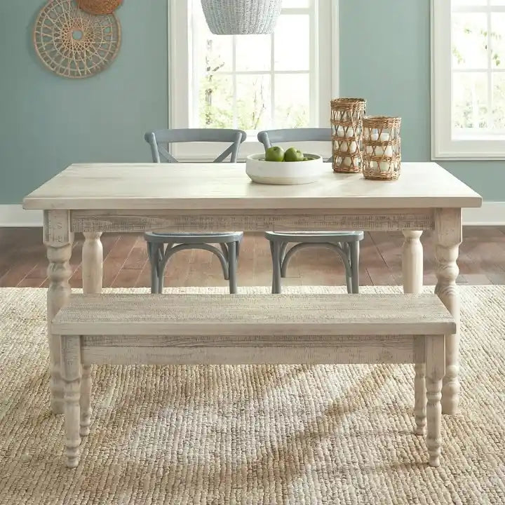 Banc de salle à manger en bois massif Grain Wood Furniture Valerie