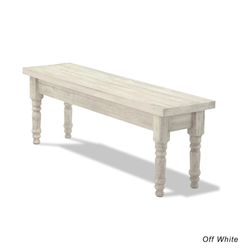 Banc de salle à manger en bois massif Grain Wood Furniture Valerie